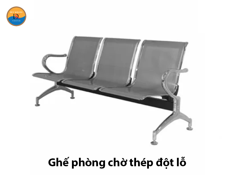 Ghế phòng chờ thép đột lỗ bền bỉ