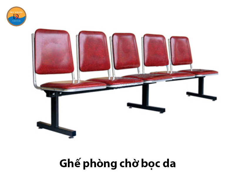 Ghế phòng chờ bọc da sang trọng