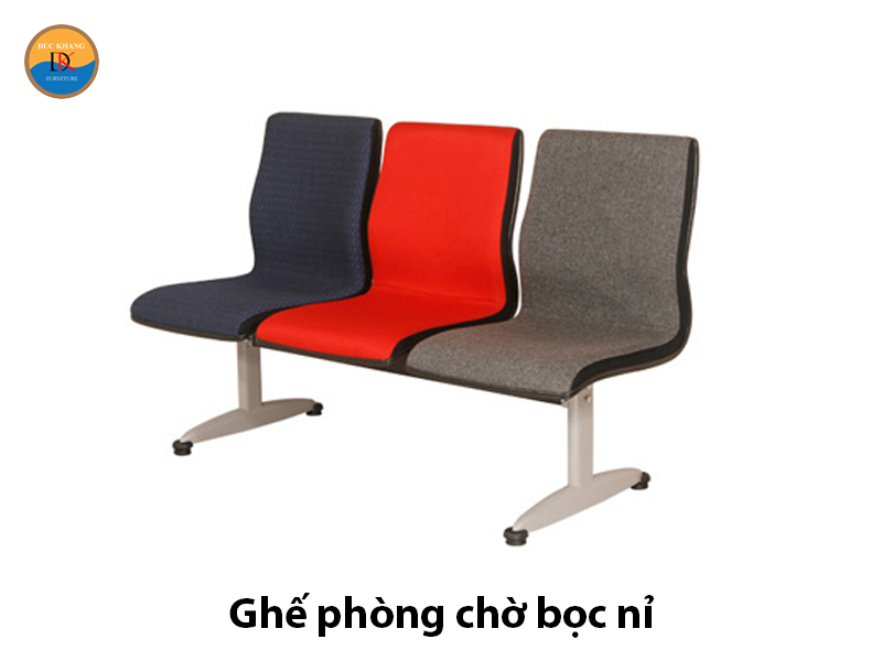 Ghế phòng chờ bọc nỉ êm ái