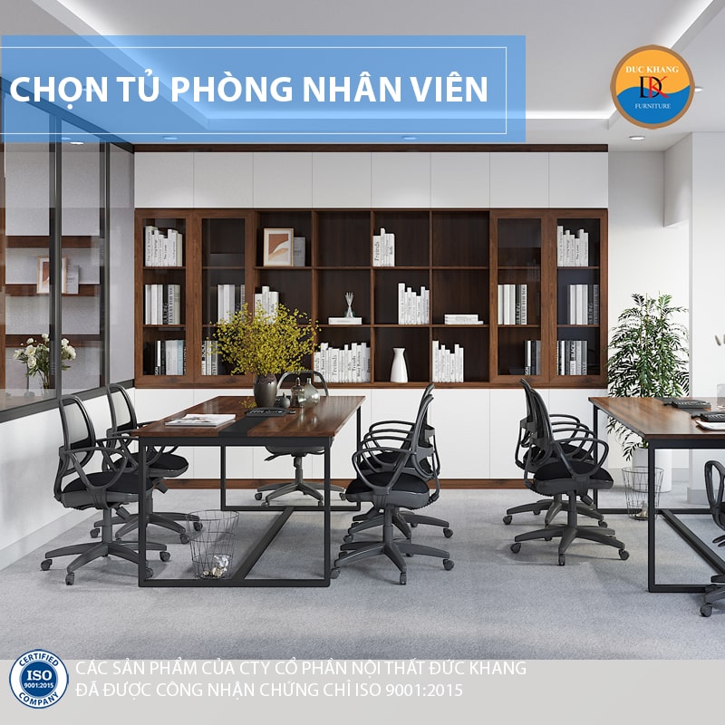 Lưu ý chọn tủ tài liệu cao 2m cho phòng nhân viên