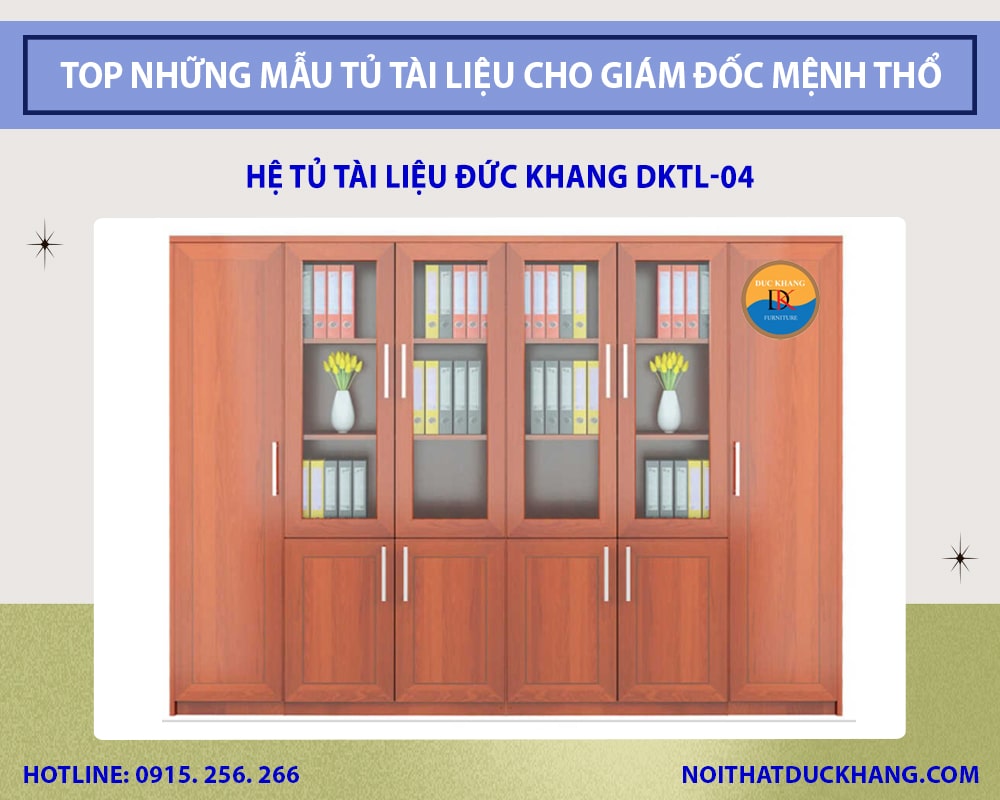 Hệ tủ tài liệu Đức Khang DKTL-04 Hệ tủ tài liệu Đức Khang DKTL-04