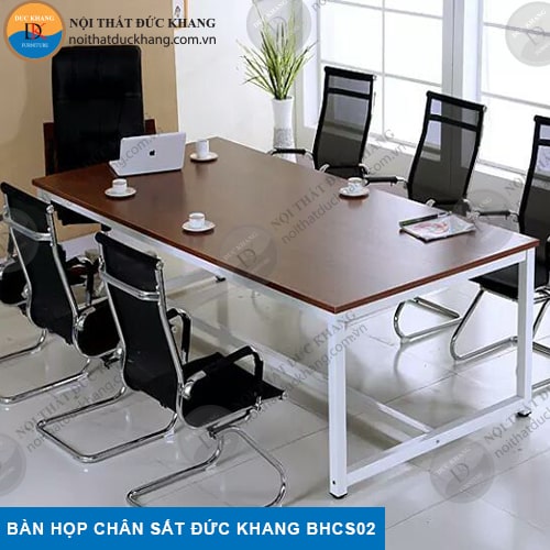 DKBHCS02 | Bàn họp chân sắt DKF 6-8 chỗ ngồi