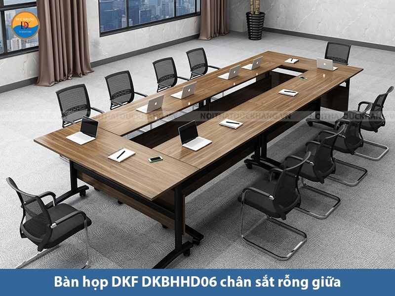 Bàn họp DKF DKBHHD06 chân sắt rỗng giữa