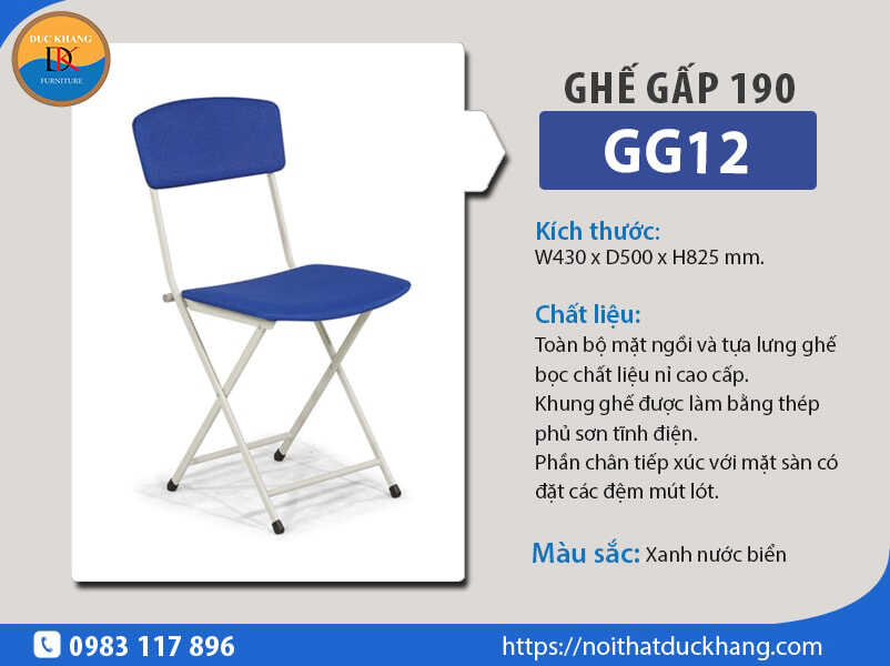 Review 7 mẫu ghế gấp 190 bán chạy nhất năm 2024