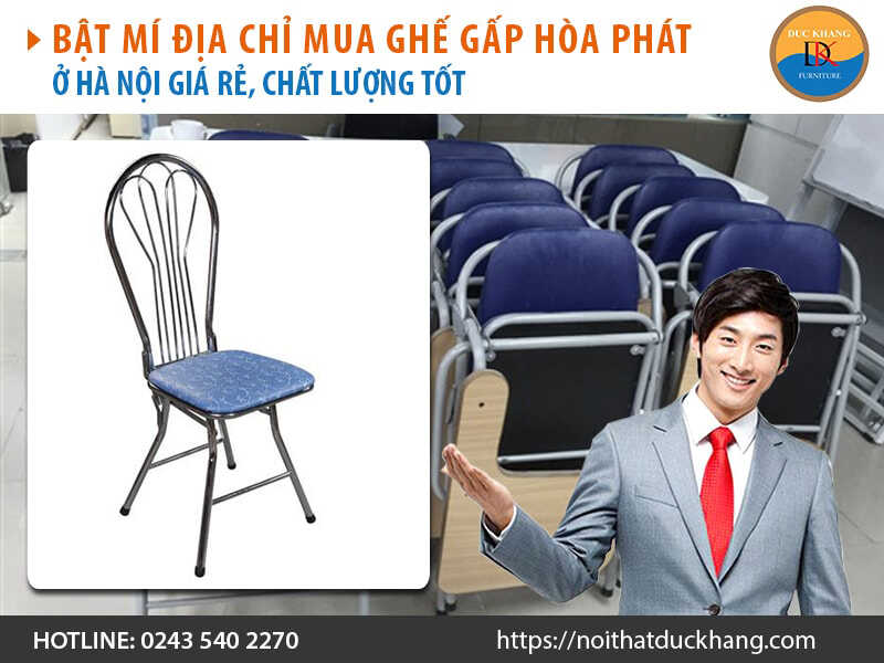 Địa chỉ mua ghế gấp Hòa Phát ở Hà Nội giá rẻ, chất lượng tốt