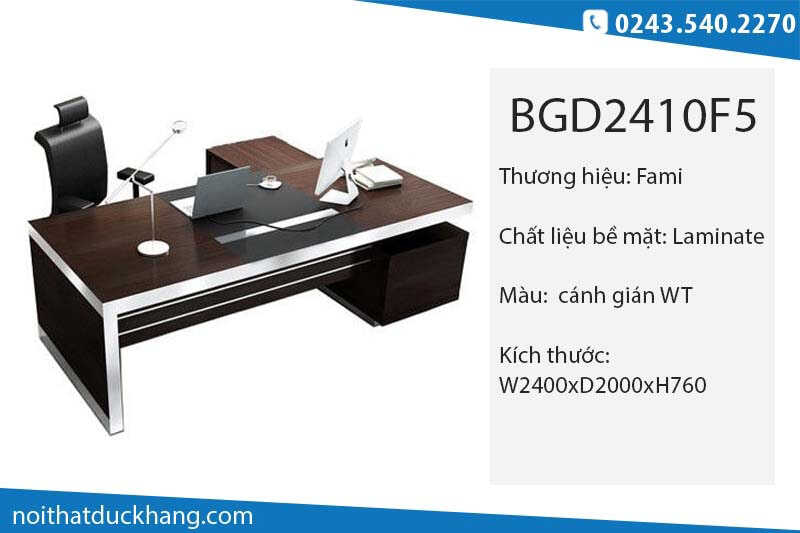 Cách bố trí bàn giám đốc cho người mệnh Kim hợp phong thủy