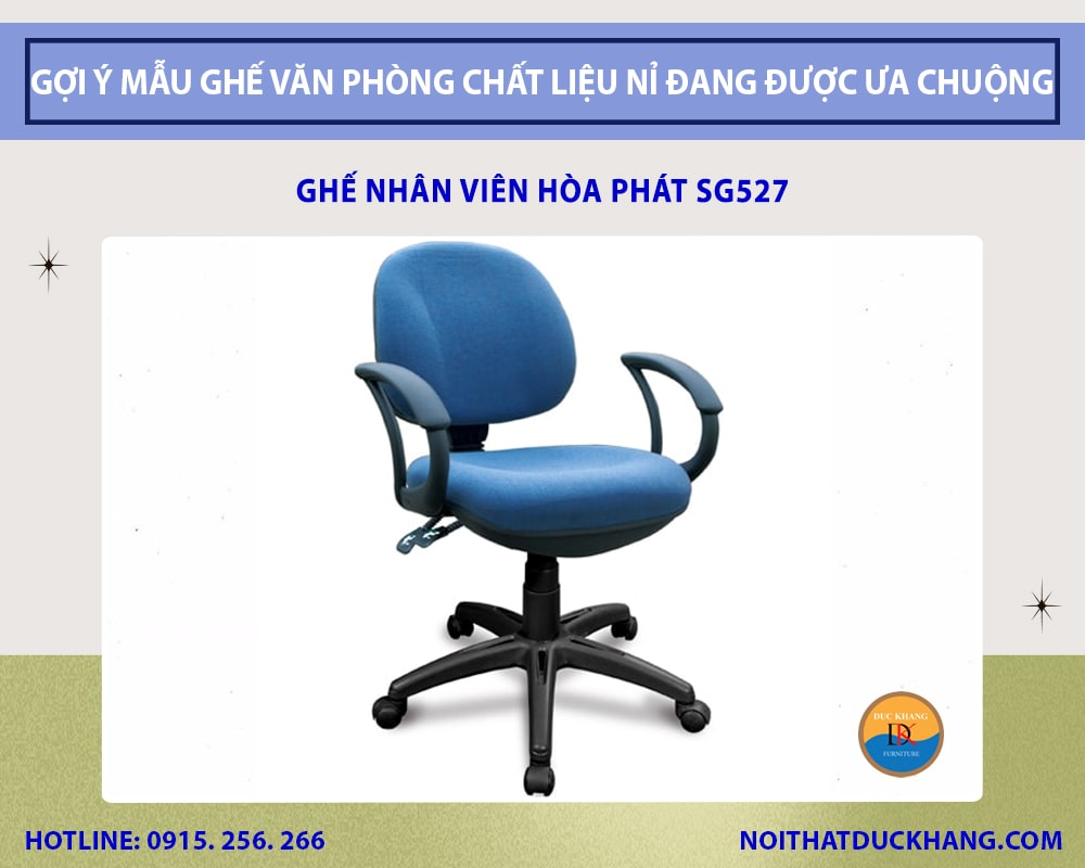 Ghế nhân viên Hòa Phát SG527 Ghế nhân viên Hòa Phát SG527