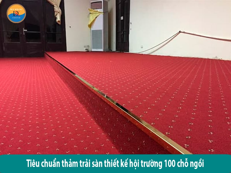 Tiêu chuẩn thiết kế hội trường 100 chỗ ngồi khoa học