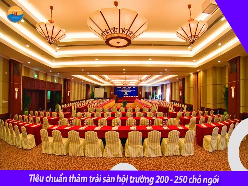 Tiêu chuẩn thiết kế hội trường 200 - 250 chỗ ngồi