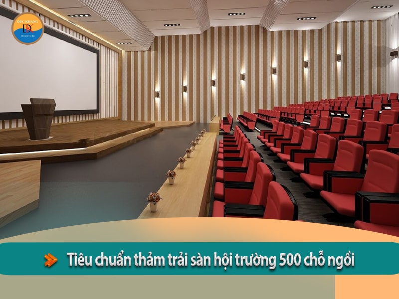 Kinh nghiệm thiết kế hội trường 500 chỗ ngồi