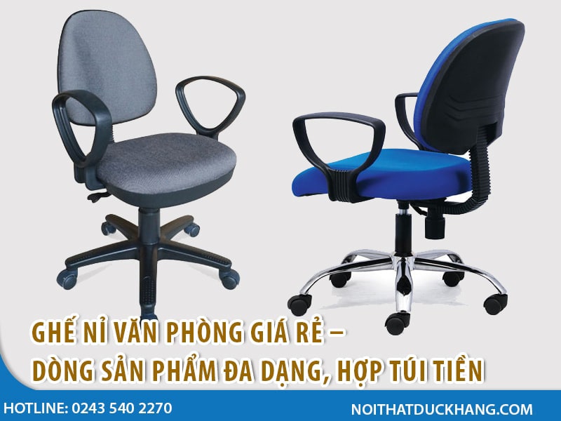 Ghế nỉ văn phòng giá rẻ – Dòng sản phẩm đa dạng, hợp túi tiền