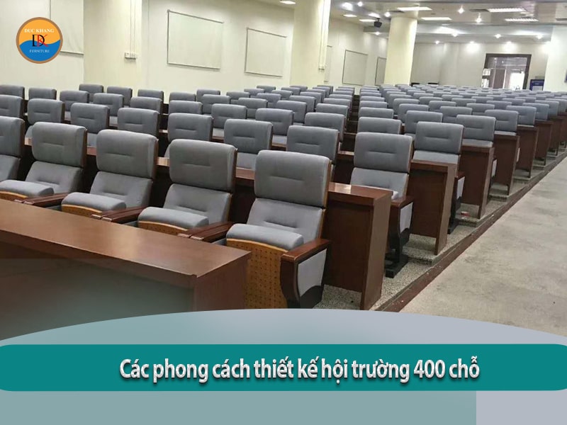 Kinh nghiệm thiết kế hội trường 400 chỗ ngồi