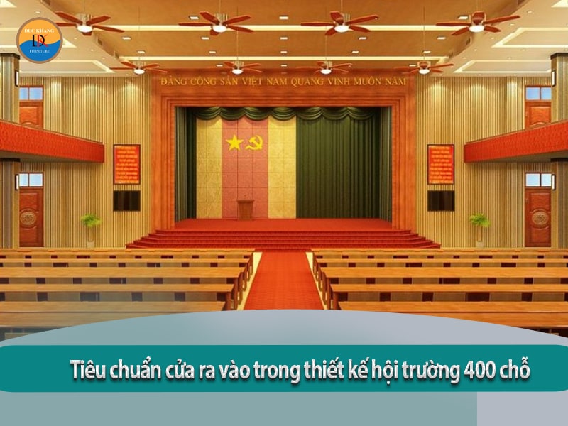 Kinh nghiệm thiết kế hội trường 400 chỗ ngồi