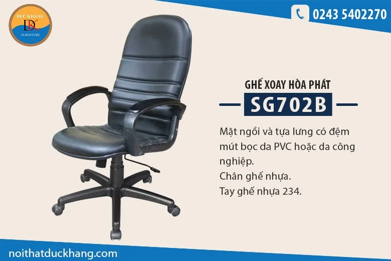 Chọn mua ghế văn phòng Hòa Phát và 6 điều cần lưu ý