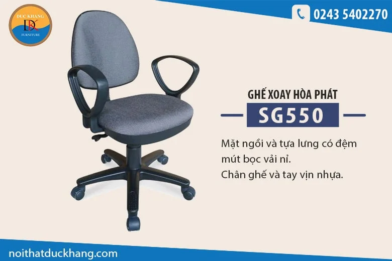 Chọn mua ghế văn phòng Hòa Phát và 6 điều cần lưu ý