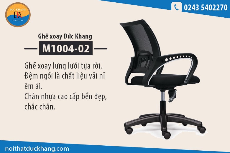 Chọn ghế xoay văn phòng giúp nâng cao hiệu quả công việc