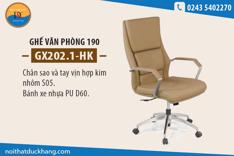 Chọn ghế xoay văn phòng giúp nâng cao hiệu quả công việc