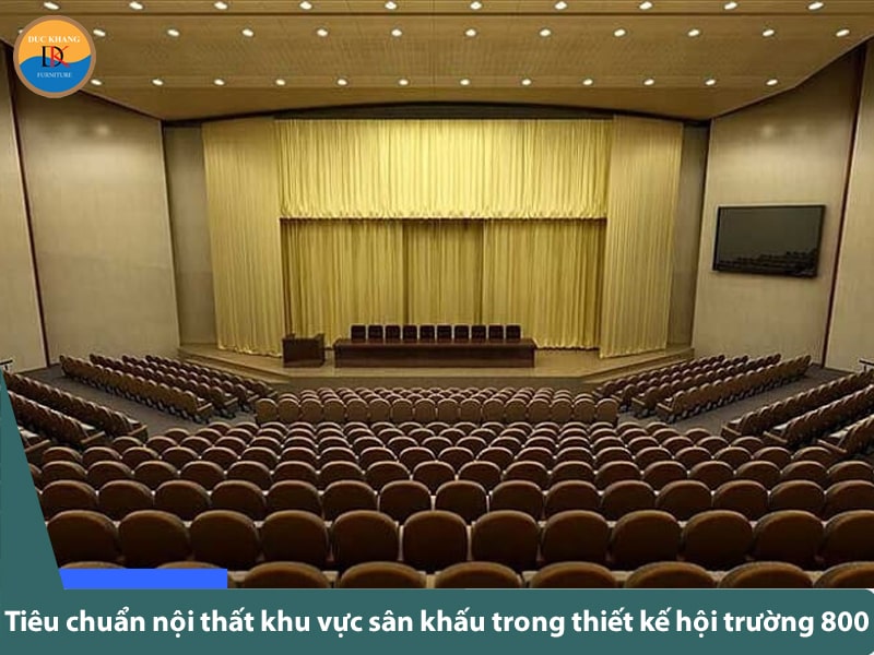 Tiêu chuẩn thiết kế hội trường 800 chỗ đúng chuẩn năm 2024