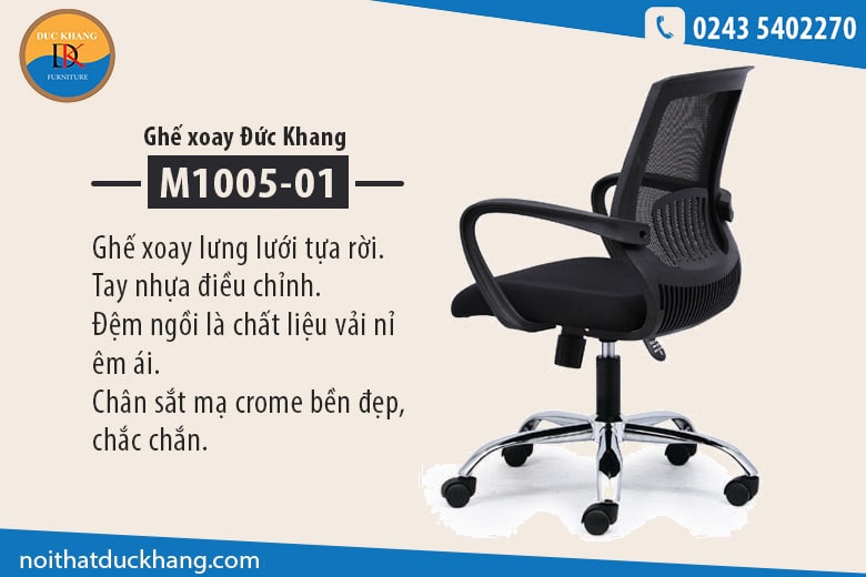 Ghế xoay Đức Khang M1005-01