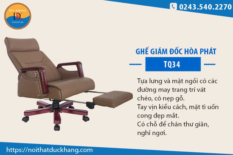 Top 6 mẫu ghế giám đốc tuổi Nhâm Thân 1992 hợp phong thủy