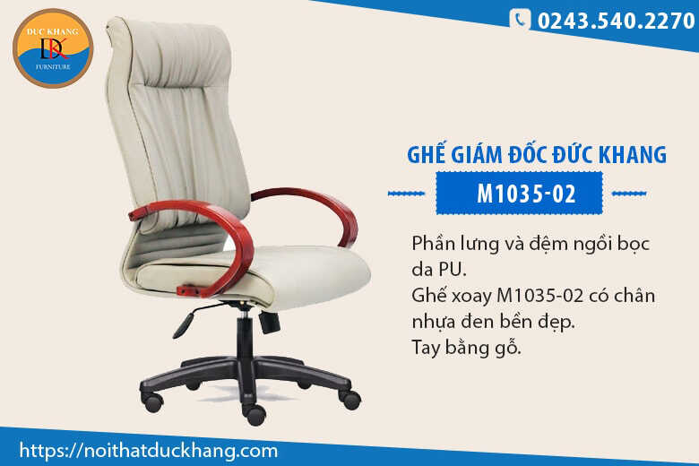 Top 6 mẫu ghế giám đốc tuổi Nhâm Thân 1992 hợp phong thủy