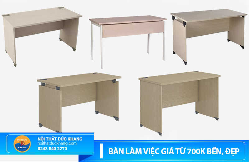4 mẫu bàn làm việc giá từ 700k bền, đẹp tại Đức Khang