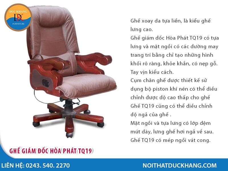 Ghế giám đốc tuổi Đinh Mão 1987 hợp phong thủy