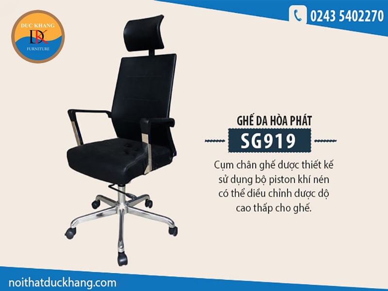 Ghế giám đốc Hòa Phát SG919 Ghế giám đốc Hòa Phát SG919