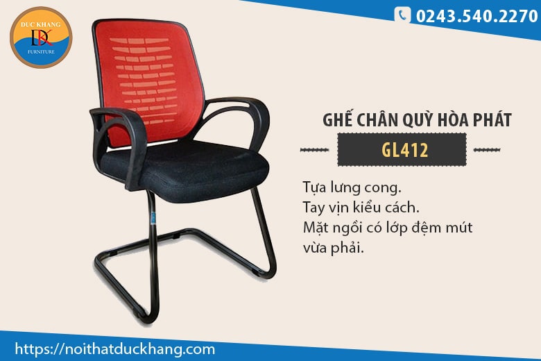 Ghế lưới cao cấp Hòa Phát GL412