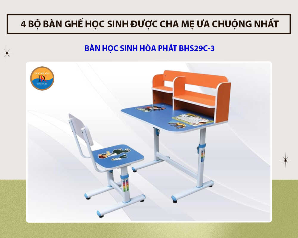 Bàn học sinh Hòa Phát BHS29C-3