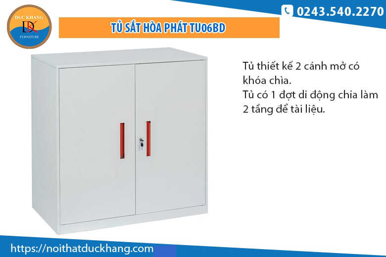 5 mẫu tủ sắt 2 ngăn bán chạy nhất tại Đức Khang