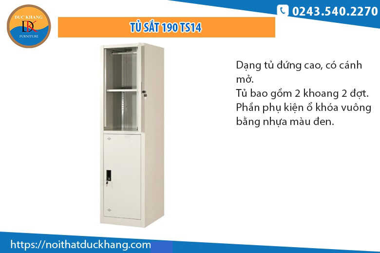 5 mẫu tủ sắt 2 ngăn bán chạy nhất tại Đức Khang