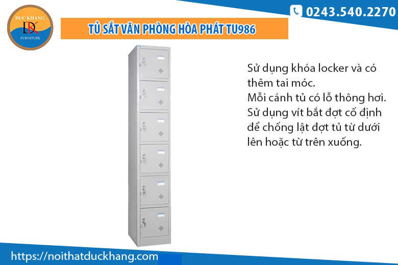 5 mẫu tủ sắt văn phòng 6 ngăn lữu trữ tài liệu