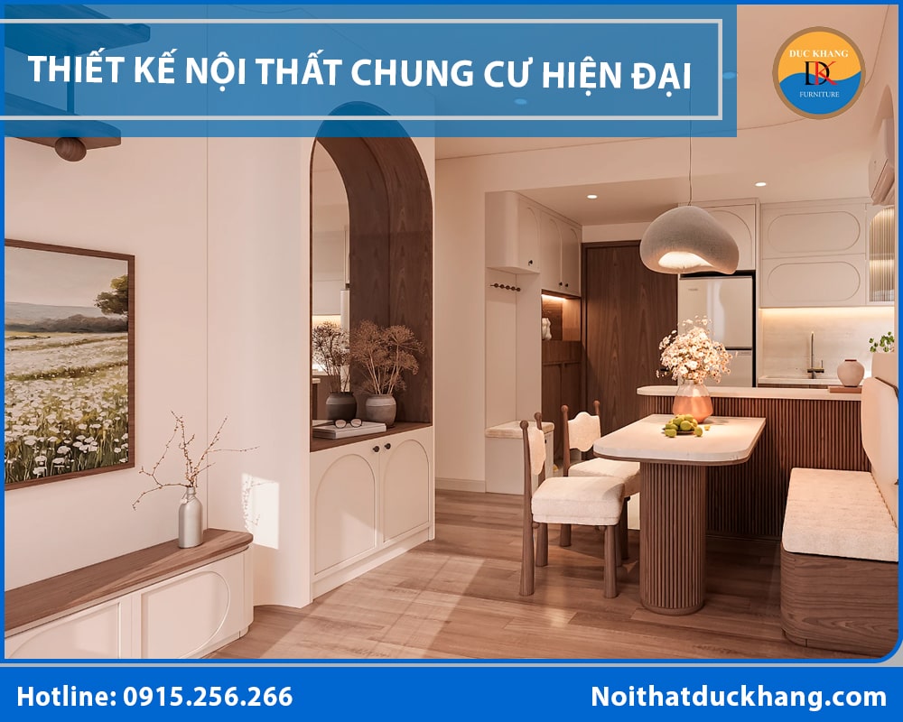 Thiết kế nội thất chung cư hiện đại - Xu hướng và giá 2025 Thiết kế nội thất chung cư hiện đại - Xu hướng và giá 2025