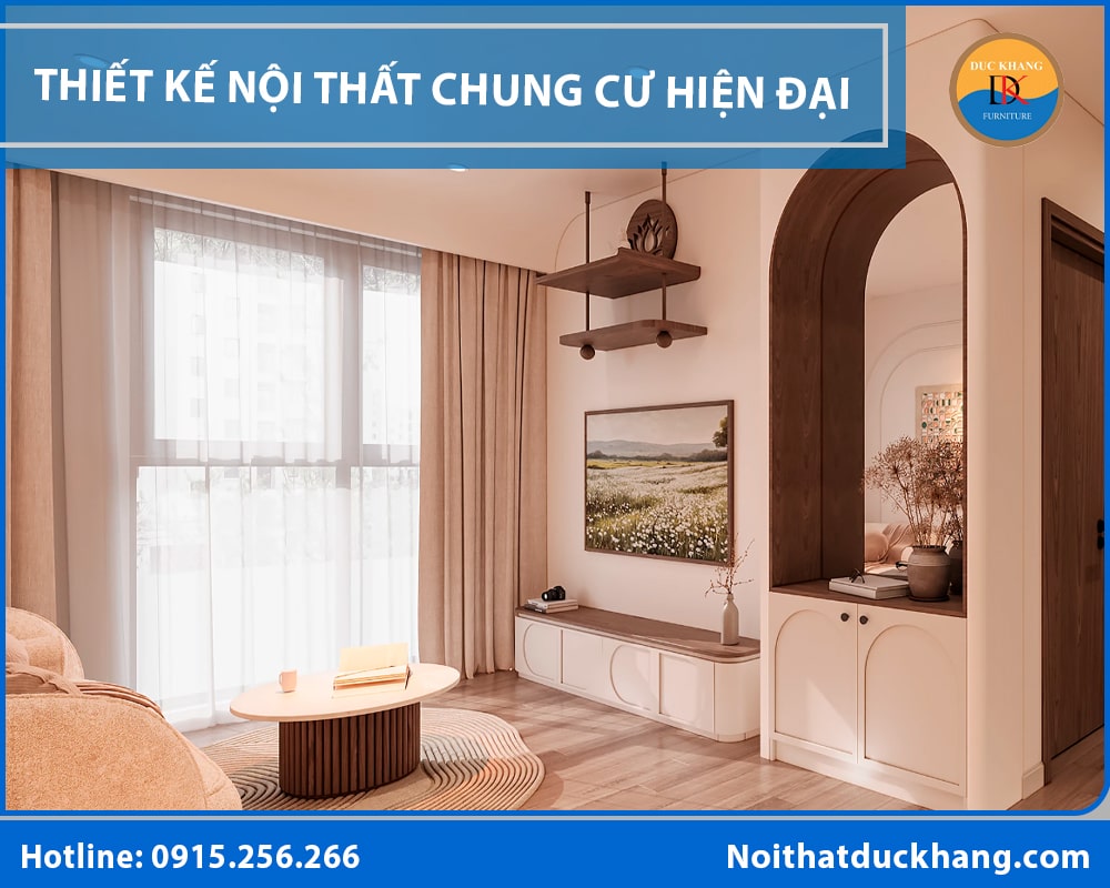 Thiết kế nội thất chung cư hiện đại - Xu hướng và giá 2025 Thiết kế nội thất chung cư hiện đại - Xu hướng và giá 2025