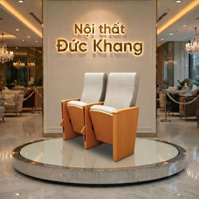 Ghế hội trường gỗ tự nhiên WH600