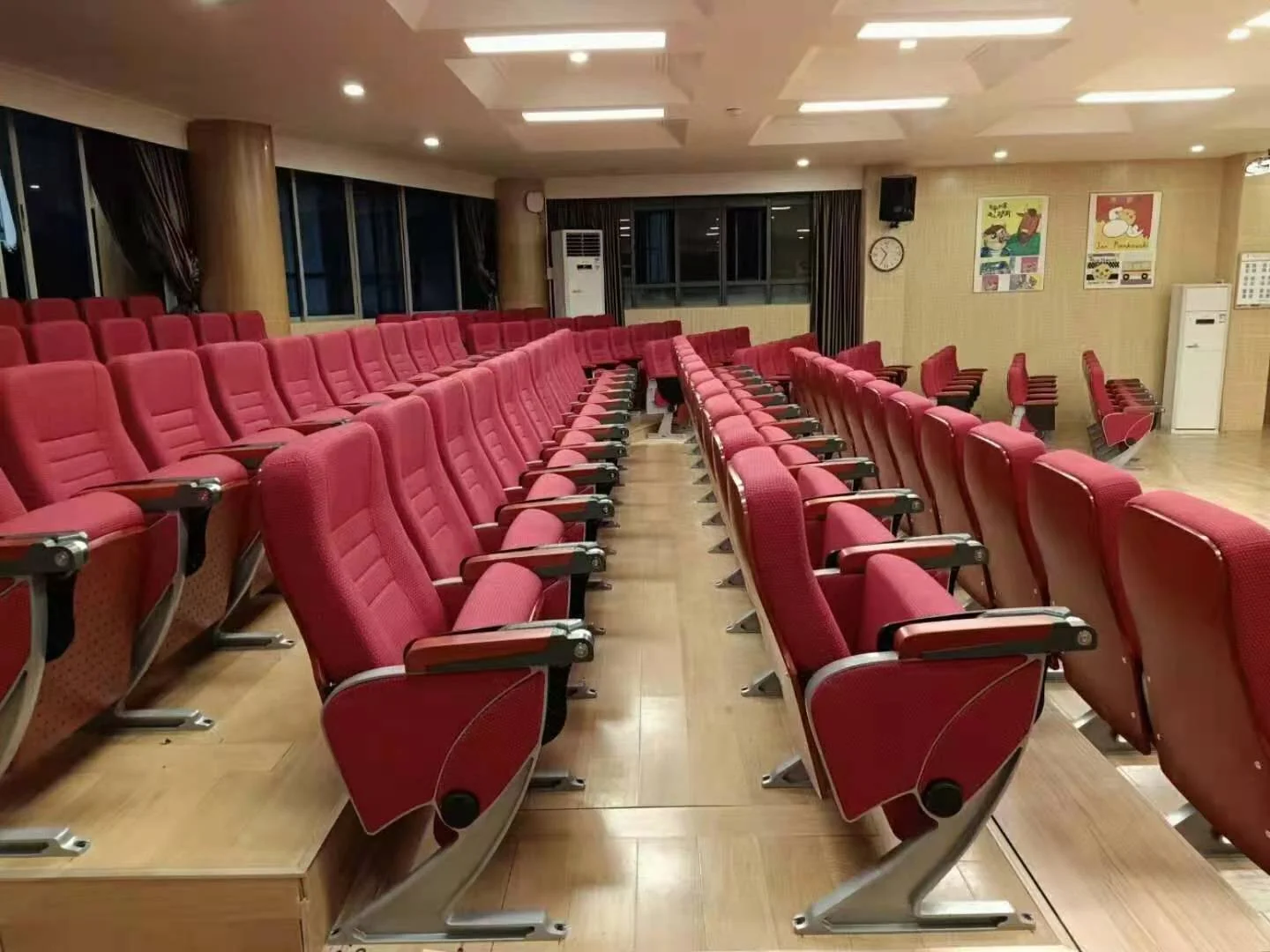 Ghế hội trường nhập khẩu khung nhôm đúc, kèm bàn viết Đức Khang WH8011-6 Ghế hội trường nhập khẩu khung nhôm đúc, kèm bàn viết Đức Khang WH8011-6