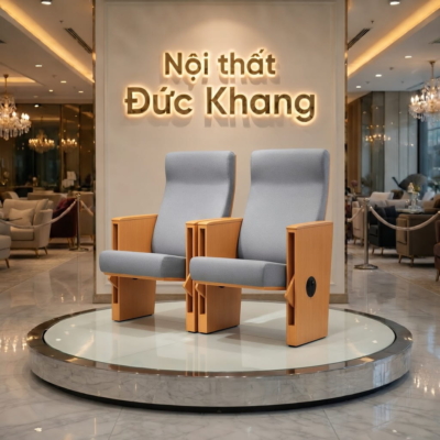 Ghế hội trường gỗ tự nhiên WH600