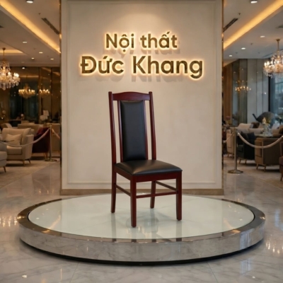 Ghế hội trường Hòa Phát khung gỗ tự nhiên, bọc da PVC GHT11