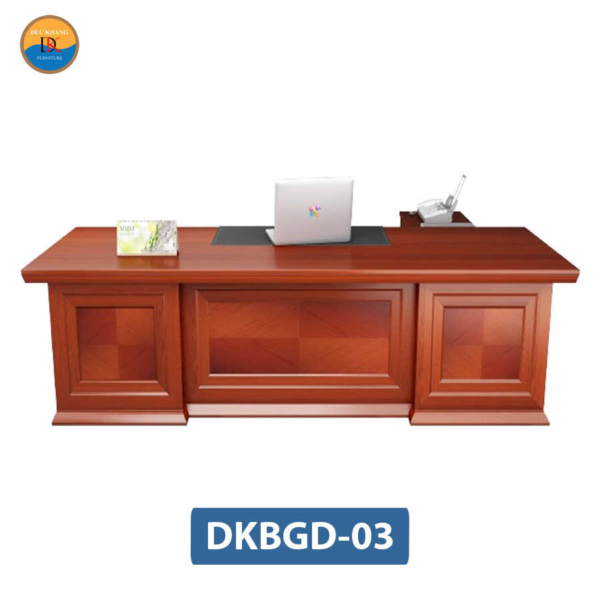 DKBGD03 | Bàn giám đốc DKF gỗ Veneer