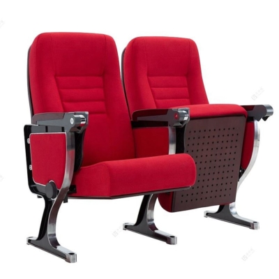 Ghế hội trường giá rẻ có bàn viết, khung nhôm đúc chân chữ R WH801