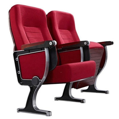 Ghế hội trường giá rẻ có bàn viết, khung nhôm đúc chân chữ R WH801