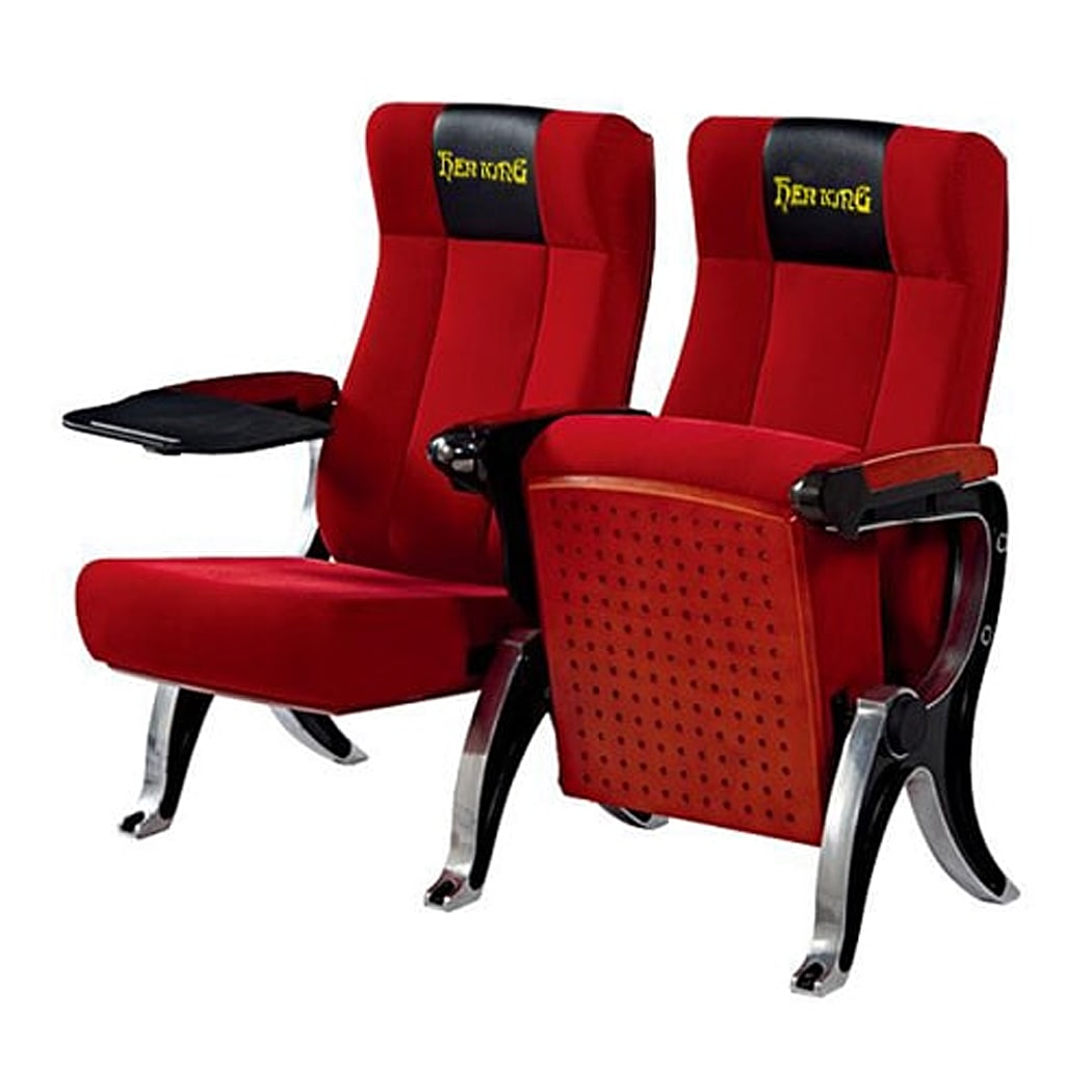 Ghế hội trường nhập khẩu chân nhôm đúc kèm bàn viết WH801-3