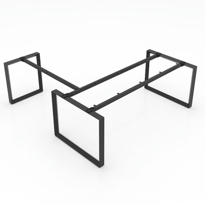 Bàn giám đốc 1m8 chữ L chân sắt hiện đại DKBGDCS30