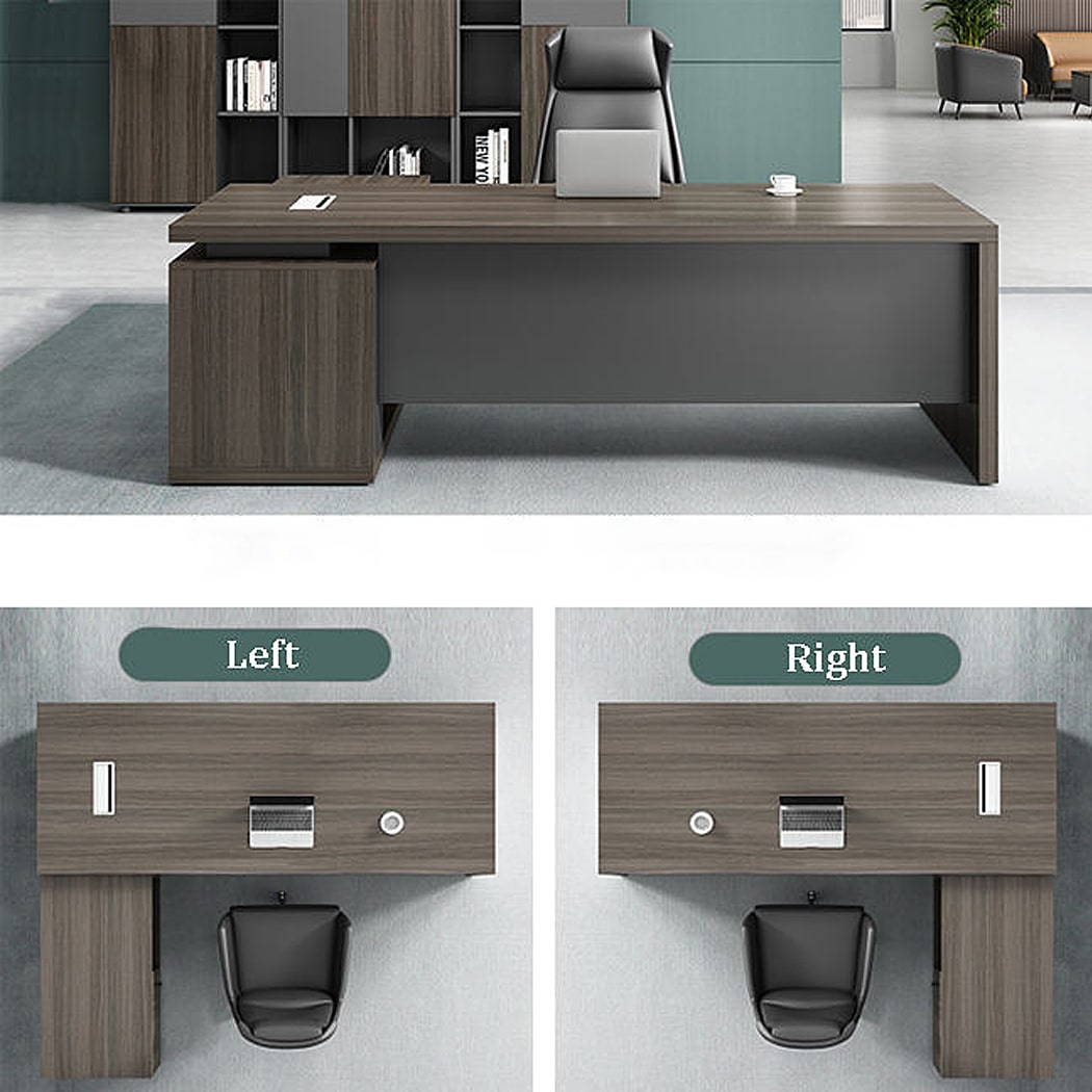 Bàn giám đốc hiện đại 2m chữ L kèm tủ phụ tiện lợi DKBGDHD26 Bàn giám đốc hiện đại 2m chữ L kèm tủ phụ tiện lợi DKBGDHD26