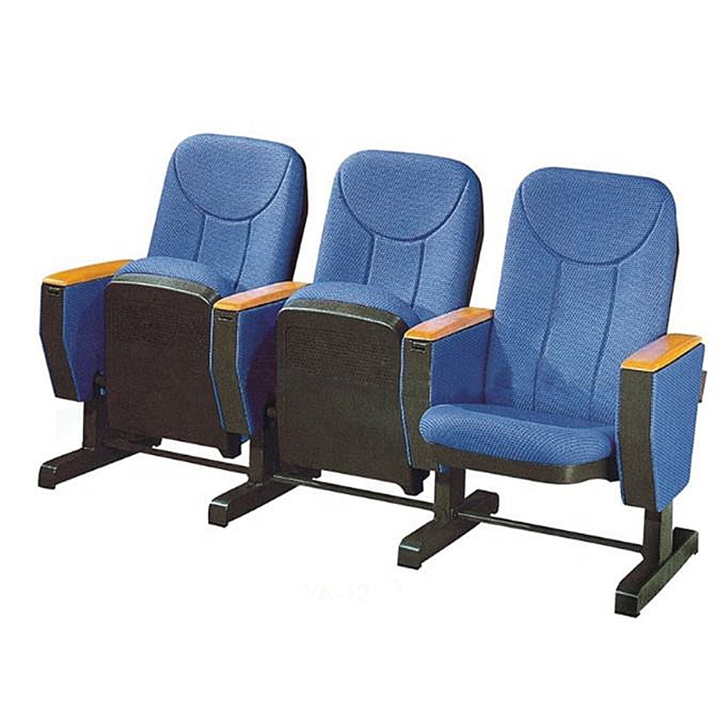 Ghế hội trường nhập khẩu dãy 3 chân thép tĩnh điện WH208B