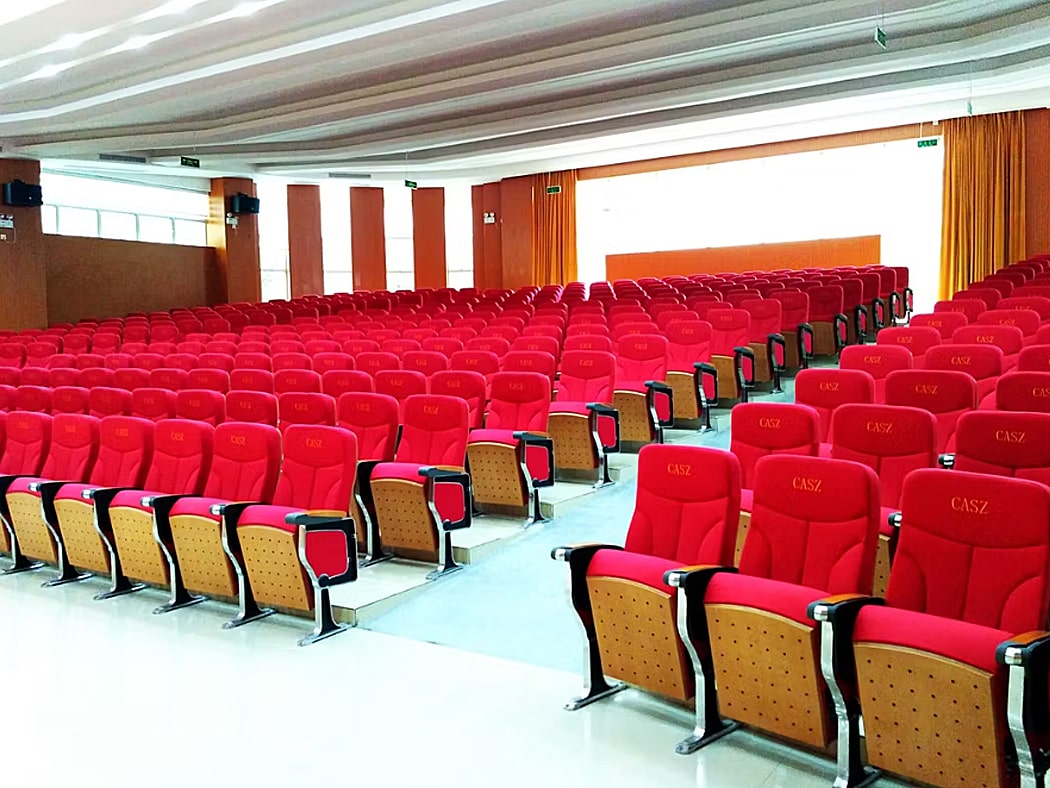 Ghế hội trường có bàn viết chân nhôm đúc kiểu dáng lạ mắt HJ9604