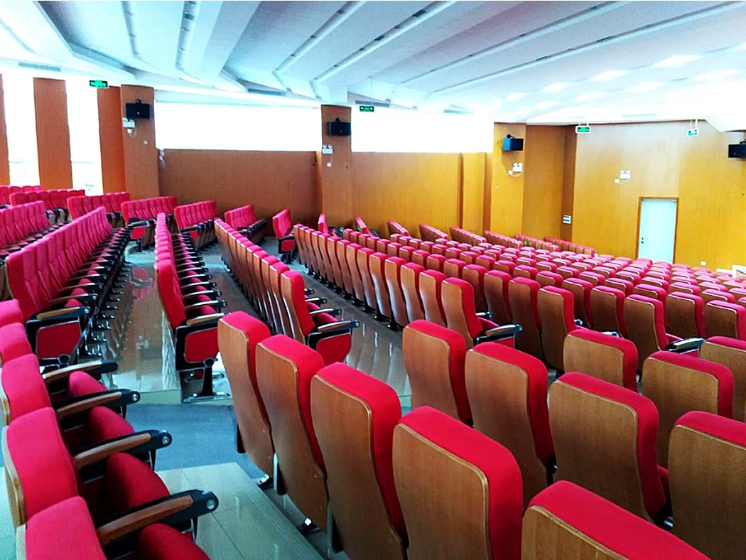 Ghế hội trường có bàn viết chân nhôm đúc kiểu dáng lạ mắt HJ9604