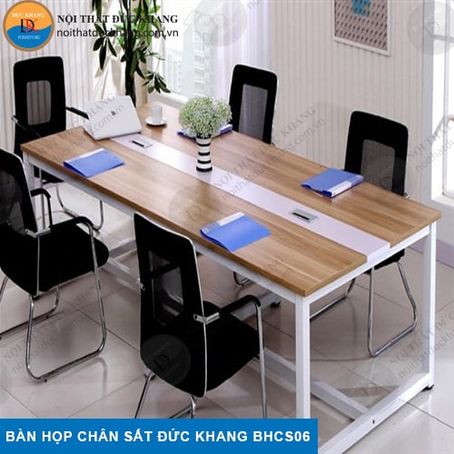 Bàn họp chân sắt Đức Khang DKBHCS06