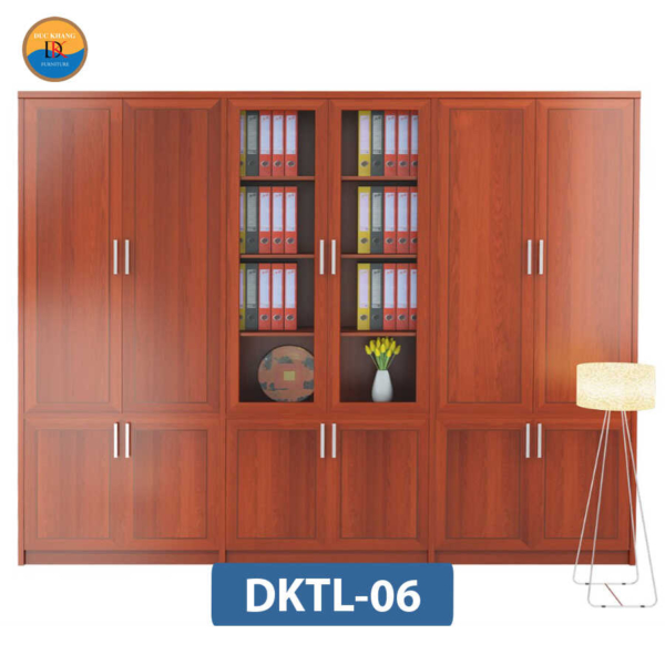 DKTL-06 | Hệ tủ tài liệu DKF 6 buồng có cánh kính